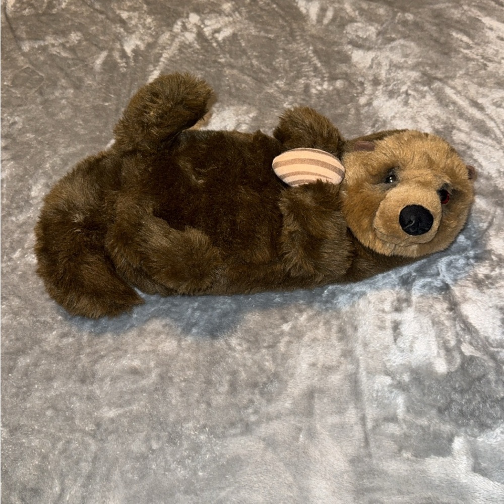 Lou Rankin Cuddly Brown Plush Otter Stuffed Animal